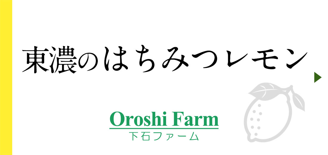 東濃のはちみつレモン