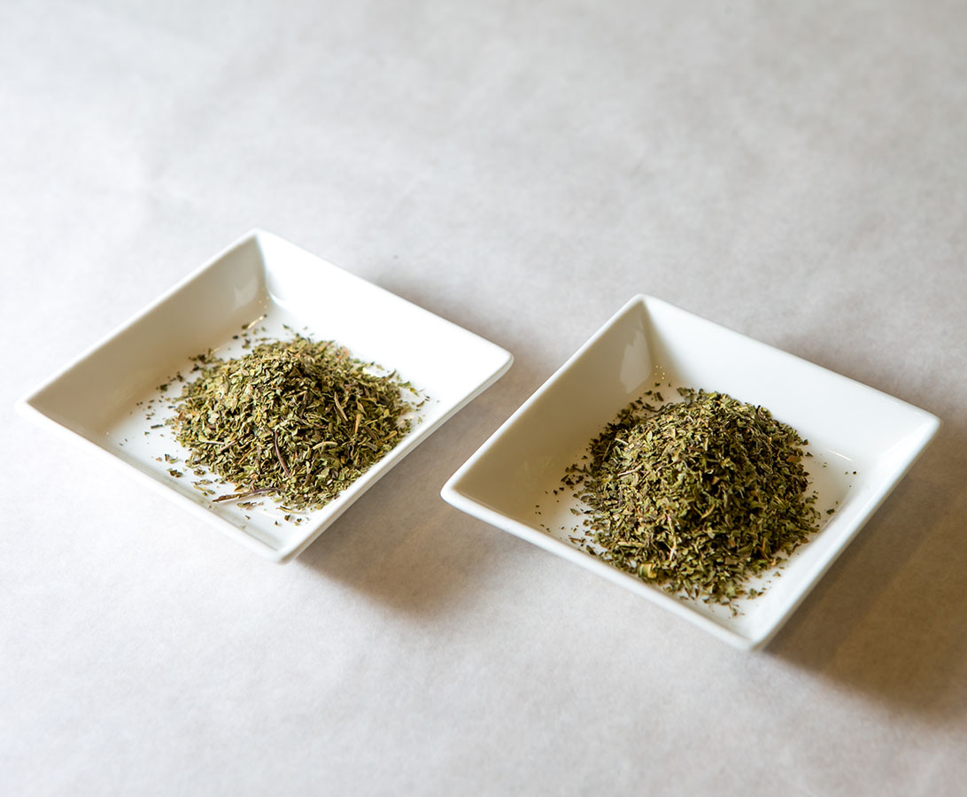 ハーブティー緑の茶葉
